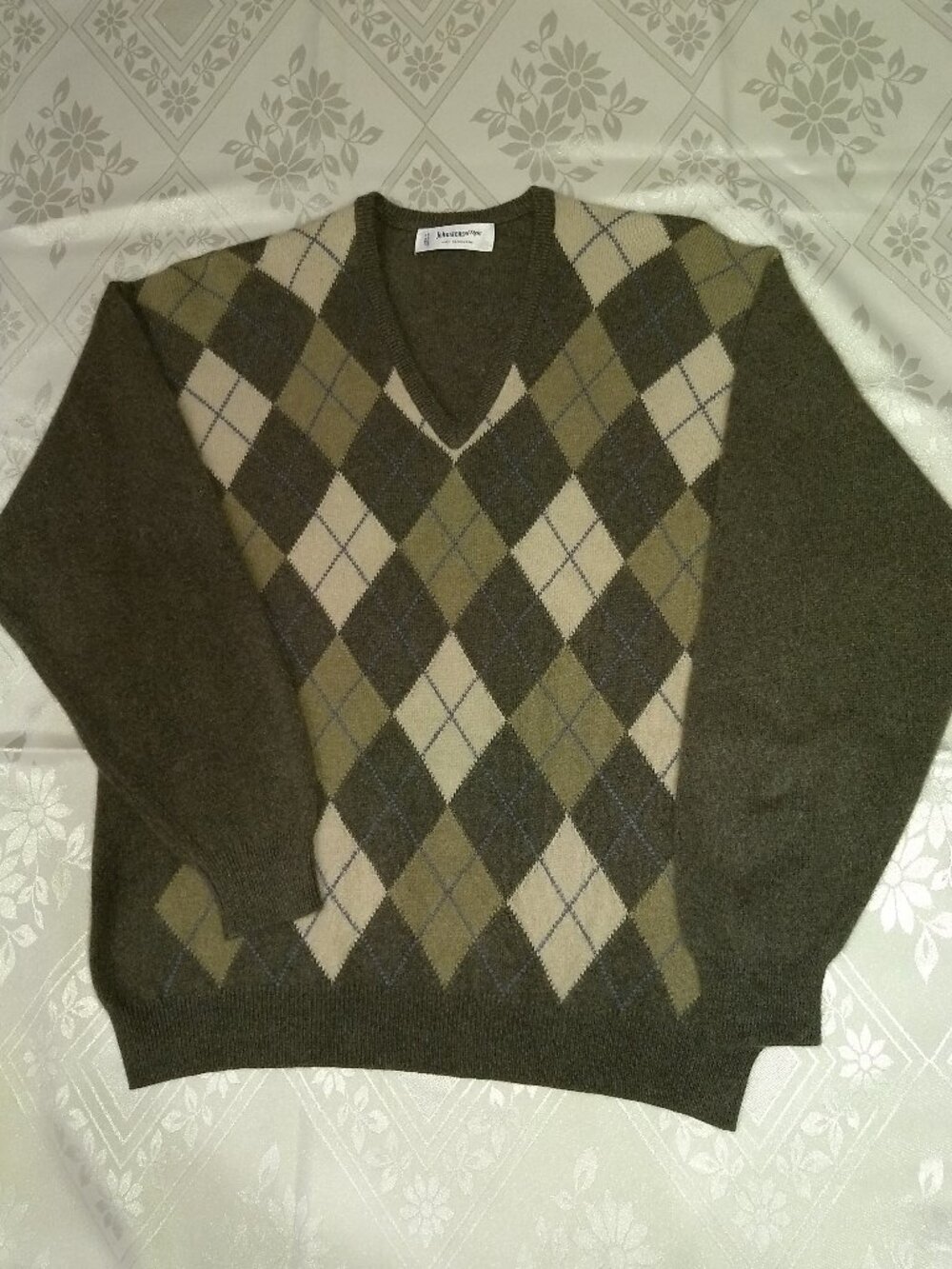 Vintage  Johnstons Of Elgin 100%  Cashmere Pullover Size XL